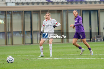 2024-11-24 - #4 Agnese Bonfantini (Fiorentina Femminile) and #23 Julia Piga (Milan Women) - ACF FIORENTINA VS AC MILAN - ITALIAN SERIE A WOMEN - SOCCER