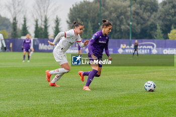 2024-11-24 - #87 Vero Boquete (Fiorentina Femminile) vs #18 Monica Renzotti (Milan Women) - ACF FIORENTINA VS AC MILAN - ITALIAN SERIE A WOMEN - SOCCER