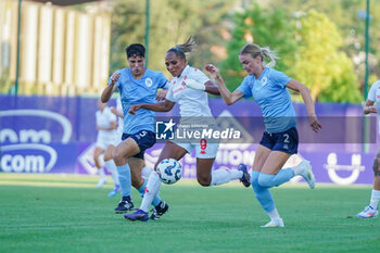 2024-08-30 - #9 Madelen Janogy (Fiorentina Femminile) vs #5 Paola Di Marino (Napoli Femminile) and #2 Matilde Lundorf (Napoli Femminile) - ACF FIORENTINA VS NAPOLI FEMMINILE - ITALIAN SERIE A WOMEN - SOCCER