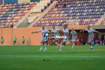 2024-08-30 - #15 Sofie Bredgaard (Fiorentina Femminile) exultation scores her first goal - ACF FIORENTINA VS NAPOLI FEMMINILE - ITALIAN SERIE A WOMEN - SOCCER