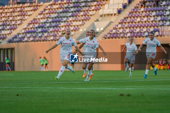 2024-08-30 - #15 Sofie Bredgaard (Fiorentina Femminile) exultation scores her first goal - ACF FIORENTINA VS NAPOLI FEMMINILE - ITALIAN SERIE A WOMEN - SOCCER