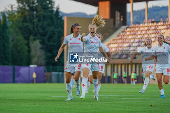 2024-08-30 - #15 Sofie Bredgaard (Fiorentina Femminile) exultation scores her first goal - ACF FIORENTINA VS NAPOLI FEMMINILE - ITALIAN SERIE A WOMEN - SOCCER