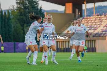 2024-08-30 - #15 Sofie Bredgaard (Fiorentina Femminile) exultation scores her first goal - ACF FIORENTINA VS NAPOLI FEMMINILE - ITALIAN SERIE A WOMEN - SOCCER