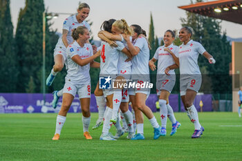 2024-08-30 - #15 Sofie Bredgaard (Fiorentina Femminile) exultation scores her first goal - ACF FIORENTINA VS NAPOLI FEMMINILE - ITALIAN SERIE A WOMEN - SOCCER