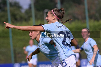 2024-09-21 - Lazio’s Women Eleonora Goldoni celebrates after scoring the goal 1-1 during the Italian Football Championship League A Women 2024/2025 match between SS Lazio Femminile vs Juventus Femminile at the on 21 September 2024. - LAZIO WOMEN VS JUVENTUS FC - ITALIAN SERIE A WOMEN - SOCCER