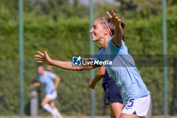 2024-09-21 - Lazio’s Women Eleonora Goldoni celebrates after scoring the goal 1-1 during the Italian Football Championship League A Women 2024/2025 match between SS Lazio Femminile vs Juventus Femminile at the on 21 September 2024. - LAZIO WOMEN VS JUVENTUS FC - ITALIAN SERIE A WOMEN - SOCCER