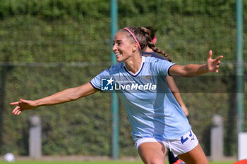 2024-09-21 - Lazio’s Women Eleonora Goldoni celebrates after scoring the goal 1-1 during the Italian Football Championship League A Women 2024/2025 match between SS Lazio Femminile vs Juventus Femminile at the on 21 September 2024. - LAZIO WOMEN VS JUVENTUS FC - ITALIAN SERIE A WOMEN - SOCCER