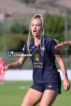 2024-09-21 - Juventus’ Alisha Lehmann  during the Italian Football Championship League A Women 2024/2025 match between SS Lazio Femminile vs Juventus Femminile at the on 21 September 2024. - LAZIO WOMEN VS JUVENTUS FC - ITALIAN SERIE A WOMEN - SOCCER