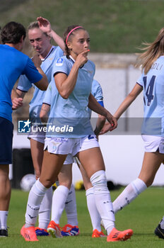 2024-09-21 - Lazio’s Women Eleonora Goldoni celebrates after scoring the goal 1-1 during the Italian Football Championship League A Women 2024/2025 match between SS Lazio Femminile vs Juventus Femminile at the on 21 September 2024. - LAZIO WOMEN VS JUVENTUS FC - ITALIAN SERIE A WOMEN - SOCCER