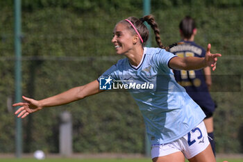 2024-09-21 - Lazio’s Women Eleonora Goldoni celebrates after scoring the goal 1-1 during the Italian Football Championship League A Women 2024/2025 match between SS Lazio Femminile vs Juventus Femminile at the on 21 September 2024. - LAZIO WOMEN VS JUVENTUS FC - ITALIAN SERIE A WOMEN - SOCCER