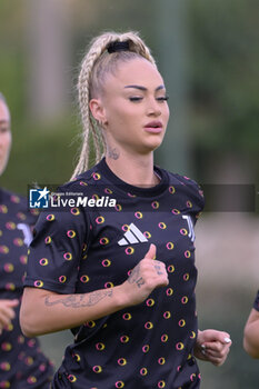 2024-09-21 - Juventus’ Alisha Lehmann  during the Italian Football Championship League A Women 2024/2025 match between SS Lazio Femminile vs Juventus Femminile at the on 21 September 2024. - LAZIO WOMEN VS JUVENTUS FC - ITALIAN SERIE A WOMEN - SOCCER