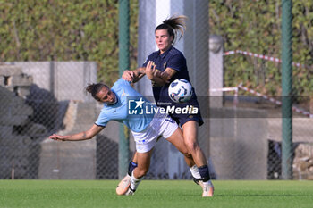 2024-09-21 - Juventus’ Sofia Cantore and Lazio’s Women Elisabetta Oliviero during the Italian Football Championship League A Women 2024/2025 match between SS Lazio Femminile vs Juventus Femminile at the on 21 September 2024. - LAZIO WOMEN VS JUVENTUS FC - ITALIAN SERIE A WOMEN - SOCCER