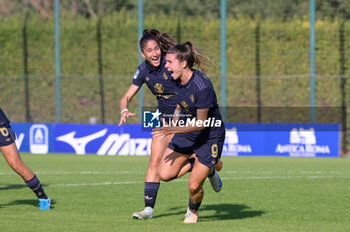 2024-09-21 - Lazio’s Women Eleonora Goldoni celebrates after scoring the goal 1-1 during the Italian Football Championship League A Women 2024/2025 match between SS Lazio Femminile vs Juventus Femminile at the on 21 September 2024. - LAZIO WOMEN VS JUVENTUS FC - ITALIAN SERIE A WOMEN - SOCCER