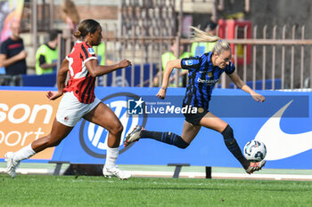 2024-09-22 - #31 Tessa Wullaert of Inter Women in action during Serie A Ebay Femminile 24/25 match between FC Inter Women and AC Milan Wome at Arena Civica Ernesto Breda, Milano - INTER - FC INTERNAZIONALE VS AC MILAN - ITALIAN SERIE A WOMEN - SOCCER