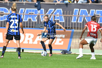 2024-09-22 - #31 Tessa Wullaert of Inter Women passes the ball during Serie A Ebay Femminile 24/25 match between FC Inter Women and AC Milan Wome at Arena Civica Ernesto Breda, Milano - INTER - FC INTERNAZIONALE VS AC MILAN - ITALIAN SERIE A WOMEN - SOCCER