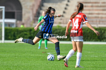 2024-09-22 - #24 Marija Milinkovic of Inter Women passes the ball during Serie A Ebay Femminile 24/25 match between FC Inter Women and AC Milan Wome at Arena Civica Ernesto Breda, Milano - INTER - FC INTERNAZIONALE VS AC MILAN - ITALIAN SERIE A WOMEN - SOCCER