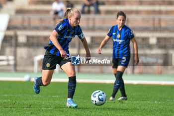 2024-09-22 - #27 Henrietta Csizar of Inter Women in action during Serie A Ebay Femminile 24/25 match between FC Inter Women and AC Milan Wome at Arena Civica Ernesto Breda, Milano - INTER - FC INTERNAZIONALE VS AC MILAN - ITALIAN SERIE A WOMEN - SOCCER