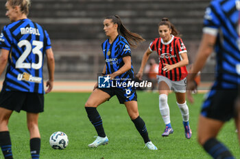 2024-09-22 - #8 Matilde Pavan of Inter Women in action during Serie A Ebay Femminile 24/25 match between FC Inter Women and AC Milan Wome at Arena Civica Ernesto Breda, Milano - INTER - FC INTERNAZIONALE VS AC MILAN - ITALIAN SERIE A WOMEN - SOCCER