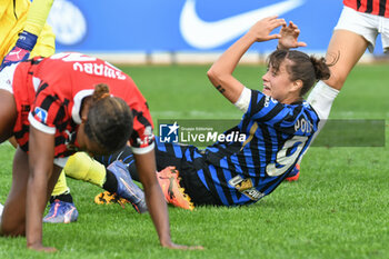 2024-09-22 - delusion of #9 Elisa Polli of Inter Women during Serie A Ebay Femminile 24/25 match between FC Inter Women and AC Milan Wome at Arena Civica Ernesto Breda, Milano - INTER - FC INTERNAZIONALE VS AC MILAN - ITALIAN SERIE A WOMEN - SOCCER