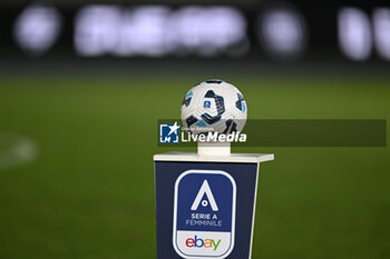 2024-11-24 - Match ball during the Serie A Women match football between Como Calcio Women and Juventus FC Women on 24 of November 2024 at Ferruccio Trabattoni stadium in Seregno, Italy - FC COMO WOMEN VS JUVENTUS FC - ITALIAN SERIE A WOMEN - SOCCER