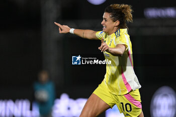 2024-11-24 - Girelli Cristiana of Juventus Fc Women celebrating after a goal during the Serie A match football between Como Calcio Women and Juventus FC Women on 24 of November 2024 at Ferruccio Trabattoni stadium in Seregno, Italy - FC COMO WOMEN VS JUVENTUS FC - ITALIAN SERIE A WOMEN - SOCCER