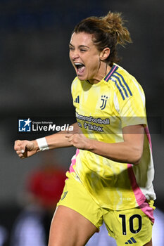 2024-11-24 - Girelli Cristiana of Juventus Fc Women celebrating after a goal during the Serie A match football between Como Calcio Women and Juventus FC Women on 24 of November 2024 at Ferruccio Trabattoni stadium in Seregno, Italy - FC COMO WOMEN VS JUVENTUS FC - ITALIAN SERIE A WOMEN - SOCCER