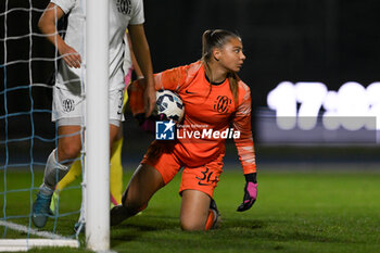 2024-11-24 - Cachia Maya of Como Calcio Women during the Serie A match football between Como Calcio Women and Juventus FC Women on 24 of November 2024 at Ferruccio Trabattoni stadium in Seregno, Italy - FC COMO WOMEN VS JUVENTUS FC - ITALIAN SERIE A WOMEN - SOCCER