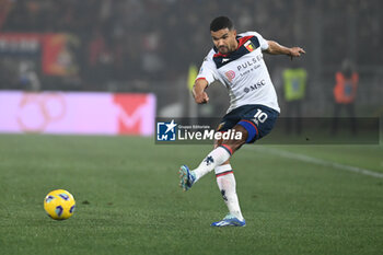 2024-01-05 - Junior Messias (Genoa CFC) in action - BOLOGNA FC VS GENOA CFC - ITALIAN SERIE A - SOCCER