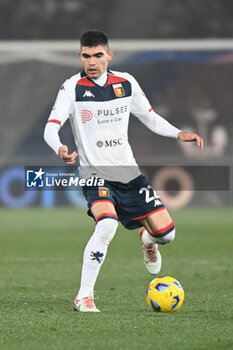 2024-01-05 - johan Vasquez(genoa Cfc) in action - BOLOGNA FC VS GENOA CFC - ITALIAN SERIE A - SOCCER