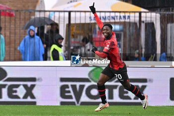 2024-01-07 - AC Milan's forward Chaka Traore celebrates after scoring a goal - EMPOLI FC VS AC MILAN - ITALIAN SERIE A - SOCCER