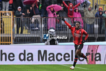 2024-01-07 - AC Milan's forward Chaka Traore celebrates after scoring a goal - EMPOLI FC VS AC MILAN - ITALIAN SERIE A - SOCCER