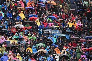 2024-01-07 - Supporters with colorful umbrellas and raincoats - EMPOLI FC VS AC MILAN - ITALIAN SERIE A - SOCCER