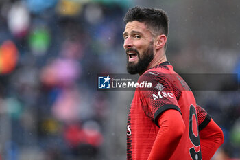 2024-01-07 - Ac Milan's forward Olivier Giroud reacts - EMPOLI FC VS AC MILAN - ITALIAN SERIE A - SOCCER