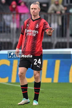 2024-01-07 - AC Milan's defender Simon Kjaer gestures - EMPOLI FC VS AC MILAN - ITALIAN SERIE A - SOCCER