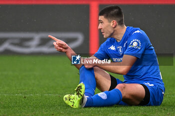 2024-01-07 - Empoli FC's forward Nicolo Cambiaghi gestures - EMPOLI FC VS AC MILAN - ITALIAN SERIE A - SOCCER