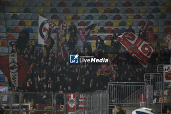 2024-01-06 - Supporters of A.C. Monza during the 19th day of the Serie A Championship between Frosinone Calcio vs A.C. Monza, 6 January 2024 at the Benito Stirpe Stadium, Frosinone, Italy. - FROSINONE CALCIO VS AC MONZA - ITALIAN SERIE A - SOCCER