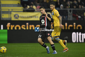 2024-01-06 - Valentin Carboni of A.C. Monza score 0-2 during the 19th day of the Serie A Championship between Frosinone Calcio vs A.C. Monza, 6 January 2024 at the Benito Stirpe Stadium, Frosinone, Italy. - FROSINONE CALCIO VS AC MONZA - ITALIAN SERIE A - SOCCER