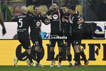 2024-01-06 - Valentin Carboni of A.C. Monza celebrates after scoring 0-3 during the 19th day of the Serie A Championship between Frosinone Calcio vs A.C. Monza, 6 January 2024 at the Benito Stirpe Stadium, Frosinone, Italy. - FROSINONE CALCIO VS AC MONZA - ITALIAN SERIE A - SOCCER
