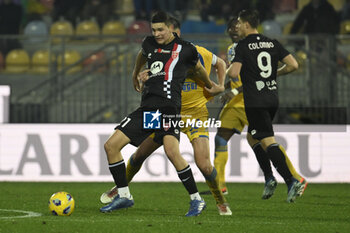 2024-01-06 - Valentin Carboni of A.C. Monza during the 19th day of the Serie A Championship between Frosinone Calcio vs A.C. Monza, 6 January 2024 at the Benito Stirpe Stadium, Frosinone, Italy. - FROSINONE CALCIO VS AC MONZA - ITALIAN SERIE A - SOCCER