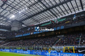 2024-01-06 - FC Internazionale supporters seen during Serie A 2023/24 football match between FC Internazionale and Hellas Verona at Giuseppe Meazza Stadium, Milan, Italy on January 06, 2024 - INTER - FC INTERNAZIONALE VS HELLAS VERONA FC - ITALIAN SERIE A - SOCCER