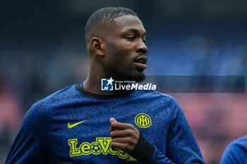 2024-01-06 - Marcus Thuram of FC Internazionale seen during Serie A 2023/24 football match between FC Internazionale and Hellas Verona at Giuseppe Meazza Stadium, Milan, Italy on January 06, 2024 - INTER - FC INTERNAZIONALE VS HELLAS VERONA FC - ITALIAN SERIE A - SOCCER