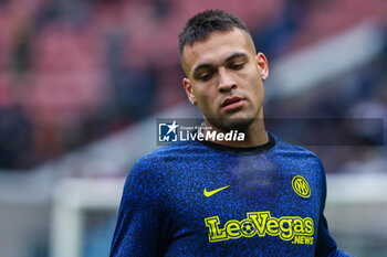 2024-01-06 - Lautaro Martinez of FC Internazionale seen during Serie A 2023/24 football match between FC Internazionale and Hellas Verona at Giuseppe Meazza Stadium, Milan, Italy on January 06, 2024 - INTER - FC INTERNAZIONALE VS HELLAS VERONA FC - ITALIAN SERIE A - SOCCER