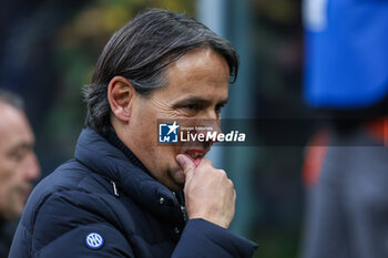 2024-01-06 - Simone Inzaghi Head Coach of FC Internazionale looks on during Serie A 2023/24 football match between FC Internazionale and Hellas Verona at Giuseppe Meazza Stadium, Milan, Italy on January 06, 2024 - INTER - FC INTERNAZIONALE VS HELLAS VERONA FC - ITALIAN SERIE A - SOCCER