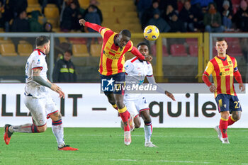 2024-01-06 - Mohamed Kaba of US Lecce and Antoine Makoumbou of Cagliari Calcio - US LECCE VS CAGLIARI CALCIO - ITALIAN SERIE A - SOCCER