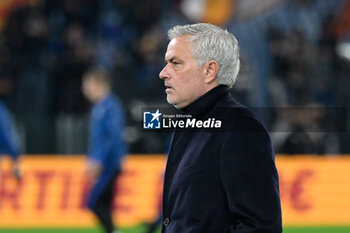 2024-01-07 - José Mourinho coach of AS Roma;  during the Italian Football Championship League A 2023/2024 match between AS Roma vs Atalanta BC at the Olimpic Stadium in Rome on 07 January  2024. - AS ROMA VS ATALANTA BC - ITALIAN SERIE A - SOCCER