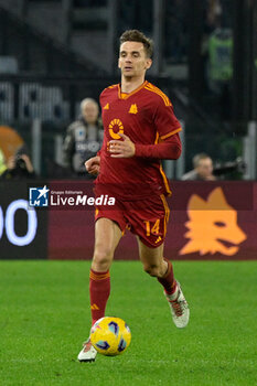 2024-01-07 - Diego Llorente (AS Roma);  during the Italian Football Championship League A 2023/2024 match between AS Roma vs Atalanta BC at the Olimpic Stadium in Rome on 07 January  2024. - AS ROMA VS ATALANTA BC - ITALIAN SERIE A - SOCCER