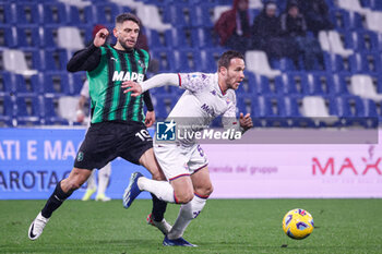 2024-01-06 - Melo Arthur (Fiorentina) and Domenico Berardi (Sassuolo) - US SASSUOLO VS ACF FIORENTINA - ITALIAN SERIE A - SOCCER