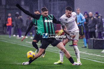 2024-01-06 - Domenico Berardi (Sassuolo) and Cristiano Biraghi (Fiorentina) - US SASSUOLO VS ACF FIORENTINA - ITALIAN SERIE A - SOCCER