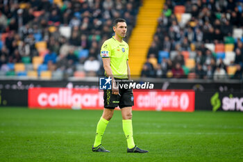 2024-01-07 - The referee of the match Juan Luca Sacchi - UDINESE CALCIO VS SS LAZIO - ITALIAN SERIE A - SOCCER