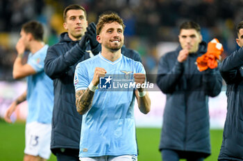 2024-01-07 - Lazio's Luca Pellegrini greets fans - UDINESE CALCIO VS SS LAZIO - ITALIAN SERIE A - SOCCER
